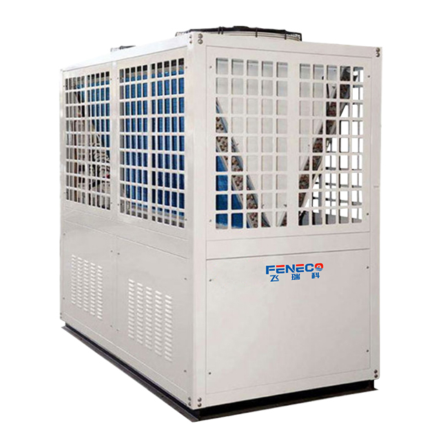 Large commercial heating and cooling machine heat pump