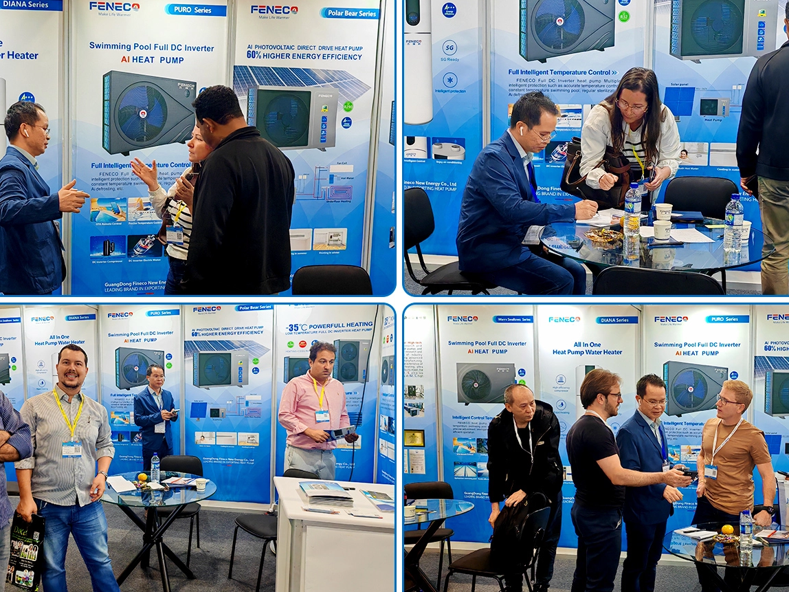 Piloting South America! FENECO Heat Pump Re-listed in CHINA (BRAZIL) TRADE FAIR 2025