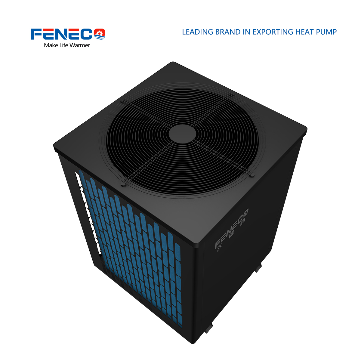 FENECO DC inverter Design of top air outlet of heat pump in energy-saving commercial swimming pool