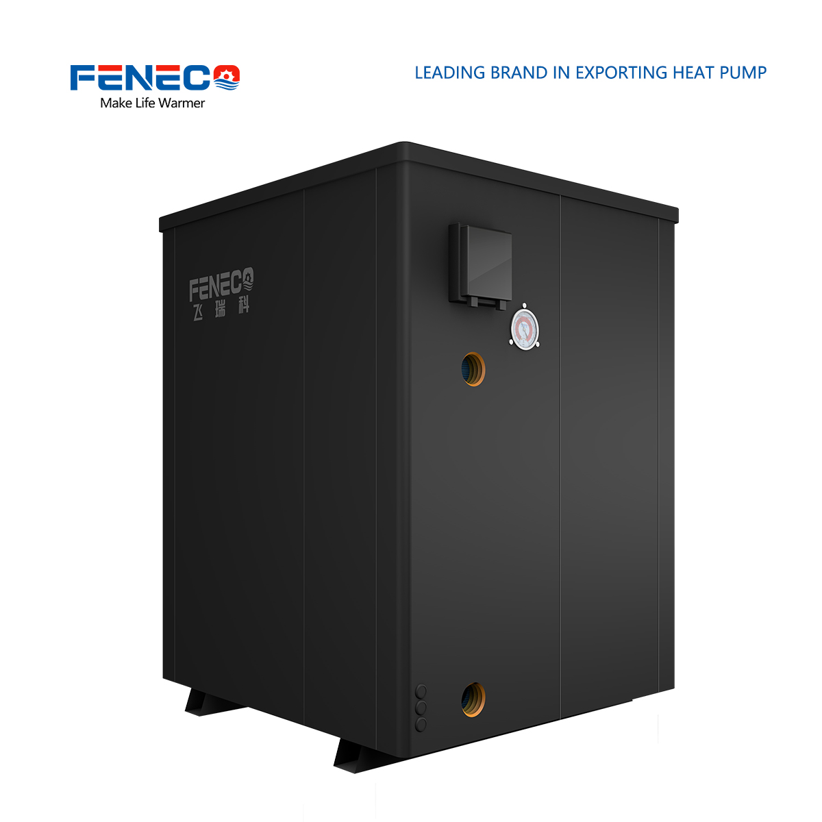 FENECO DC inverter Design of top air outlet of heat pump in energy-saving commercial swimming pool