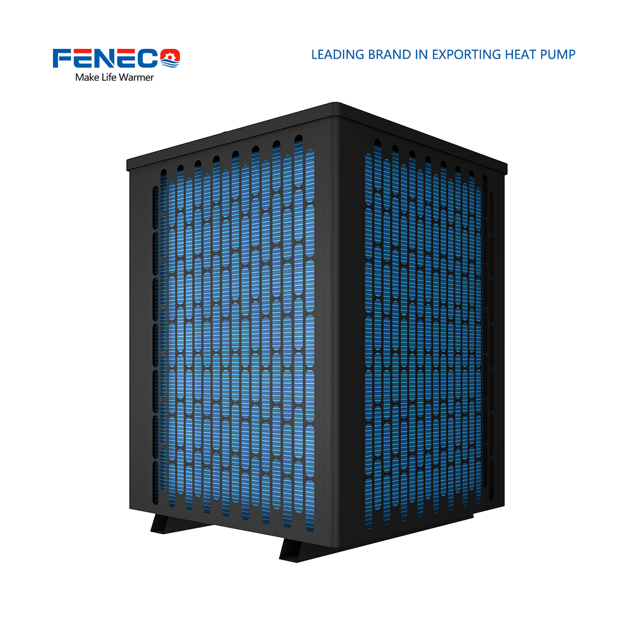 FENECO DC inverter Design of top air outlet of heat pump in energy-saving commercial swimming pool